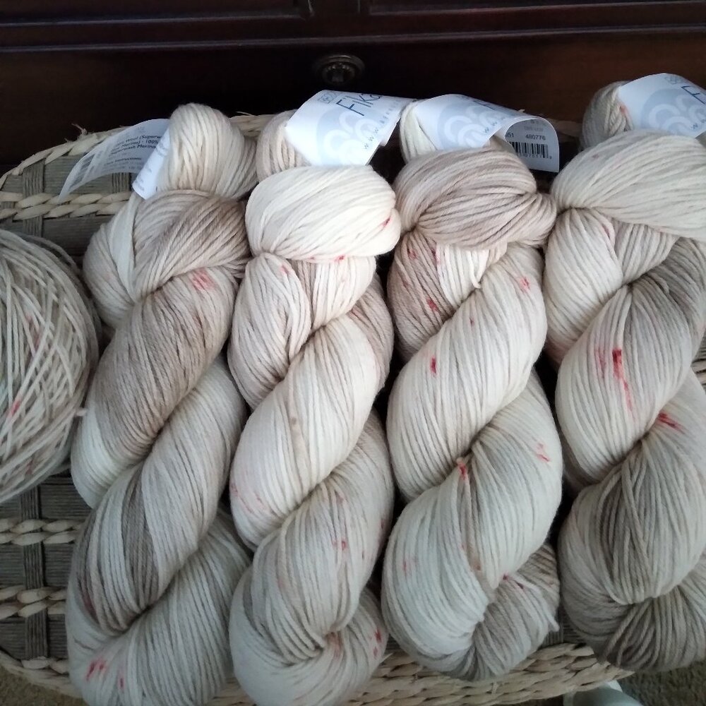 Berroco Fika Superwash 100% Wool Yarns FIVE Skein lot